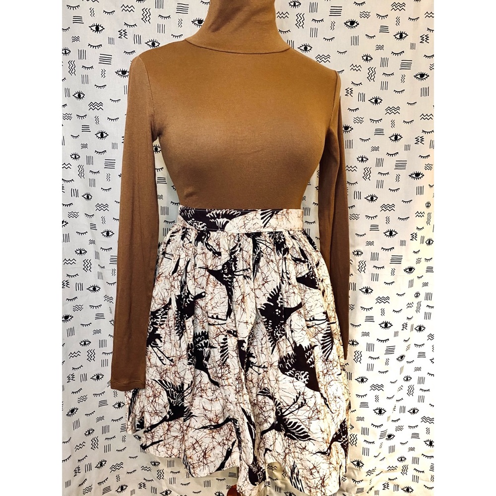 Vintage 50s Handmade Mini Skirt